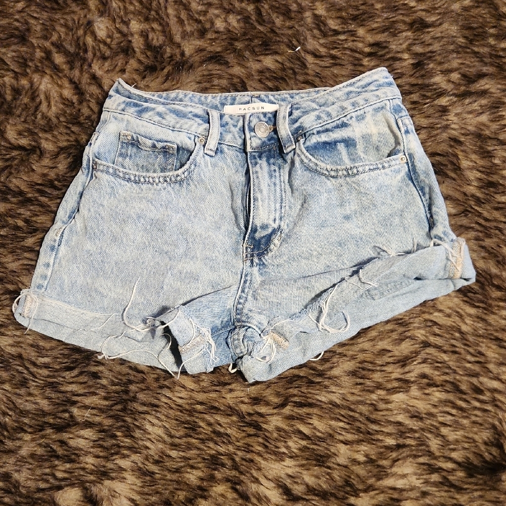 Light Blue Jean Shorts